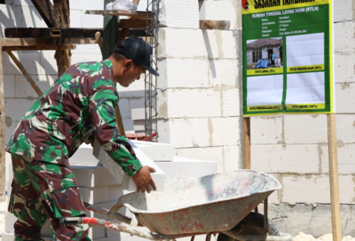 TMMD 129 Selesai Bangun 10 Rumah Layak Huni, Peningkatan Kualitas Hidup di Desa Tlemang