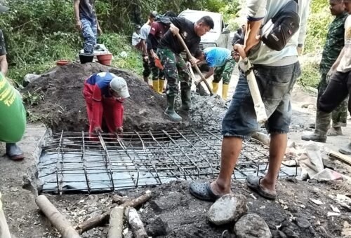 Perbaikan Dekker Titik 4 di Dusun Jawi-Jawi Terus Berlanjut