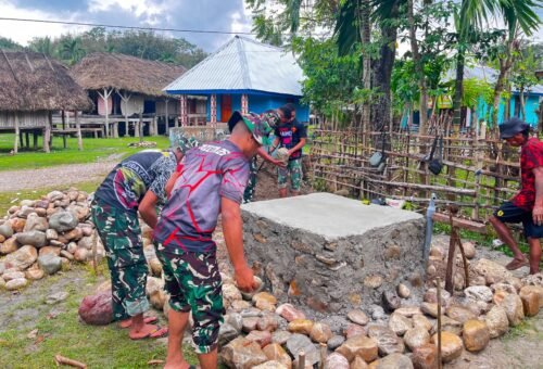 Proyek Sumur Bor Ke-4 TMMD Dukung Akses Air Bersih di Masyarakat