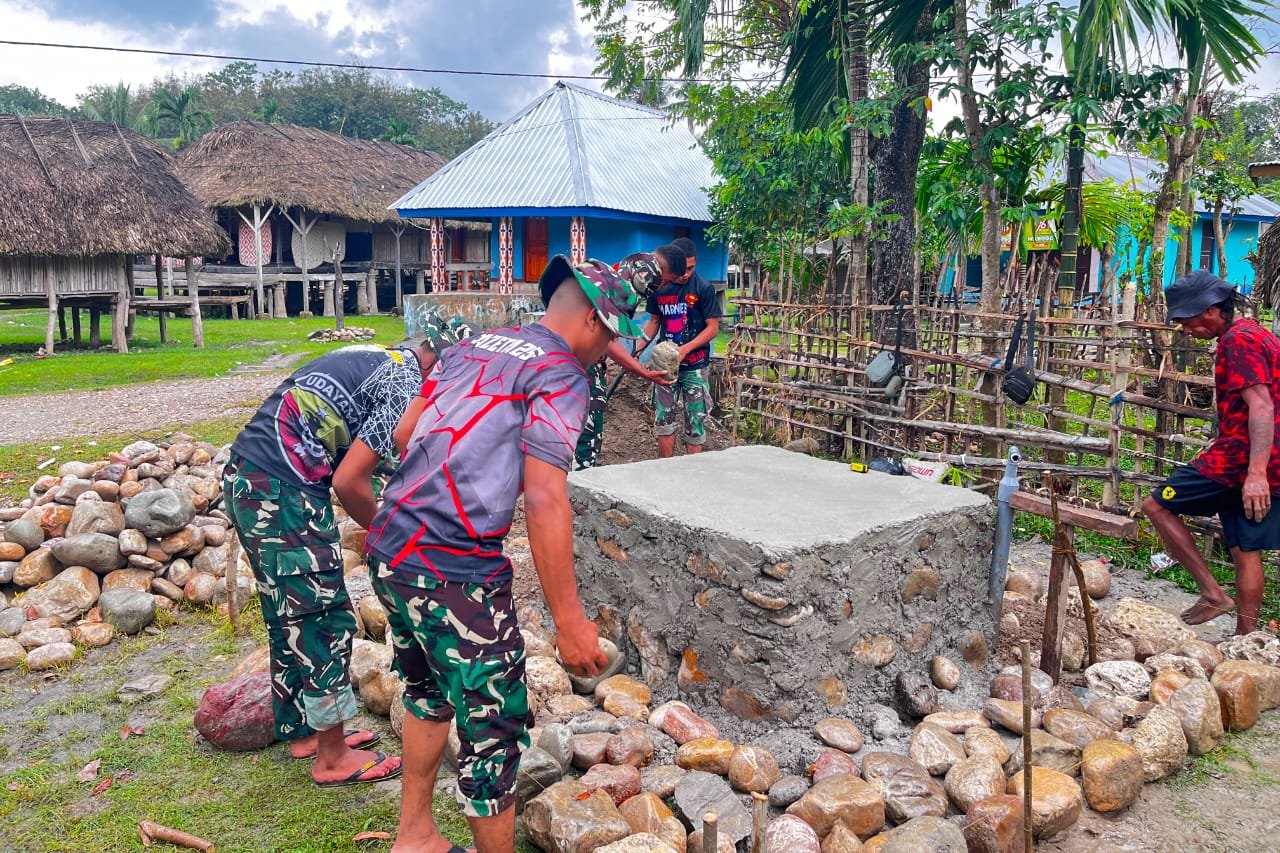Proyek Sumur Bor Ke-4 TMMD Dukung Akses Air Bersih di Masyarakat