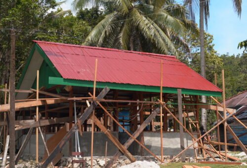 Pembangunan Rumah Kedua Type 36 oleh Satgas TMMD Ke-129 di Sorong Selatan