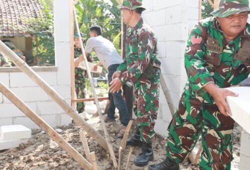 Membangun Kebersamaan, Satgas TMMD ke-129 Kodim 0620 Wujudkan Semangat Gotong Royong Bersama Warga