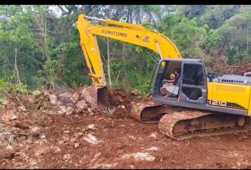 Proyek Jalan Penghubung Kepulauan Umbele Dikebut, Satgas TMMD Ke-129 Optimis Target Tercapai