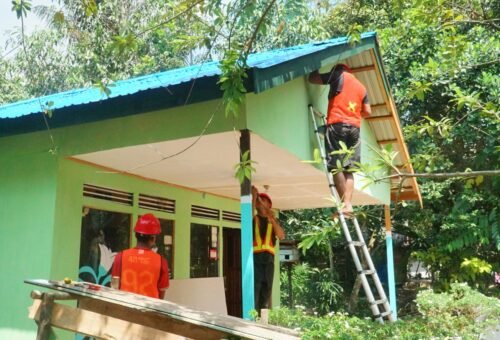Progres Terakhir RTLH Ibu Wahida oleh Satgas TMMD Kodim 1011/KLK