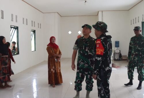 WASEV Tinjau Kualitas Rehab Musholla dalam TMMD Ke-129