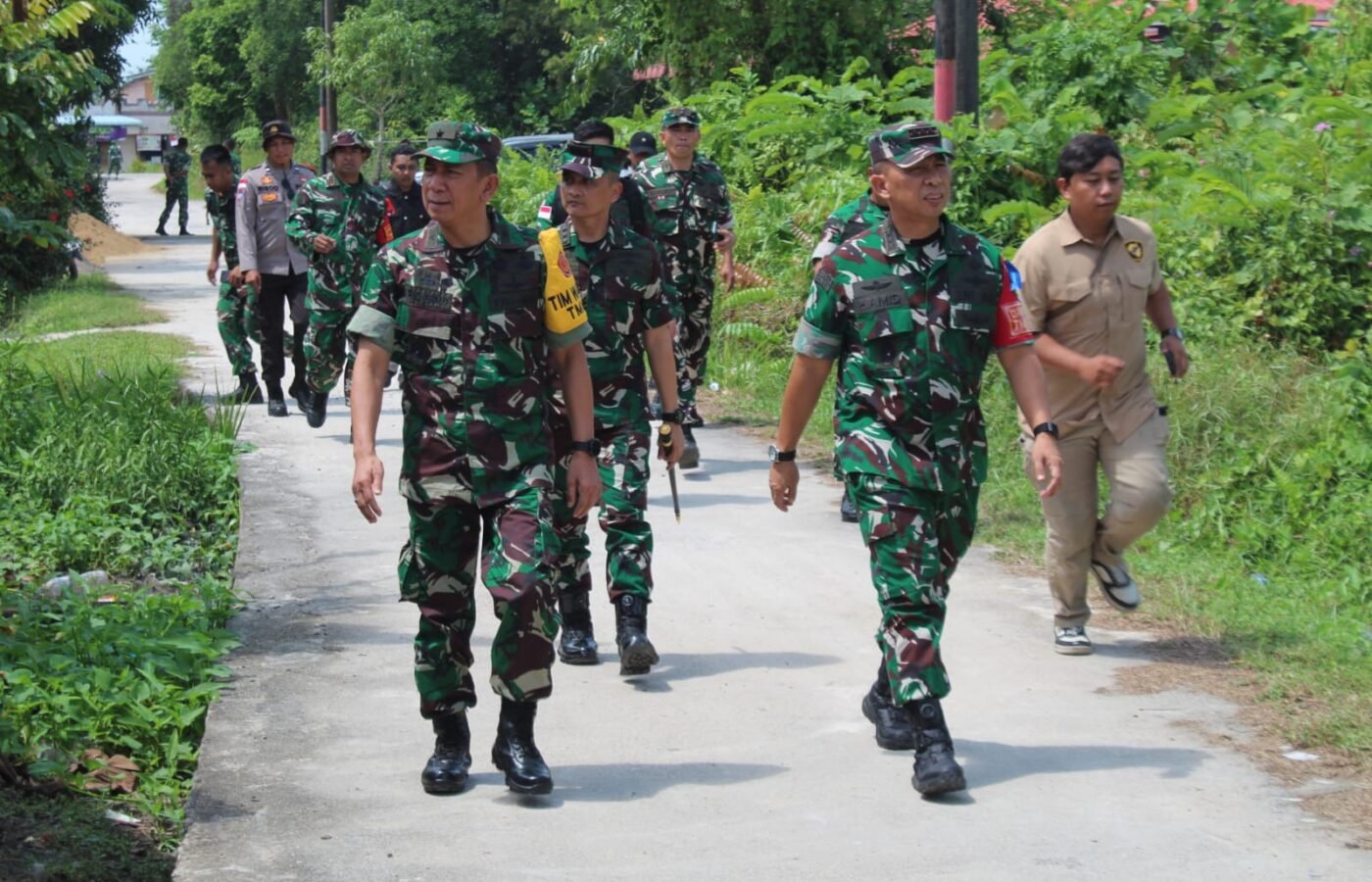 Evaluasi Pembangunan TMMD Ke-129: TNI dan Rakyat Bersinergi di Bintan