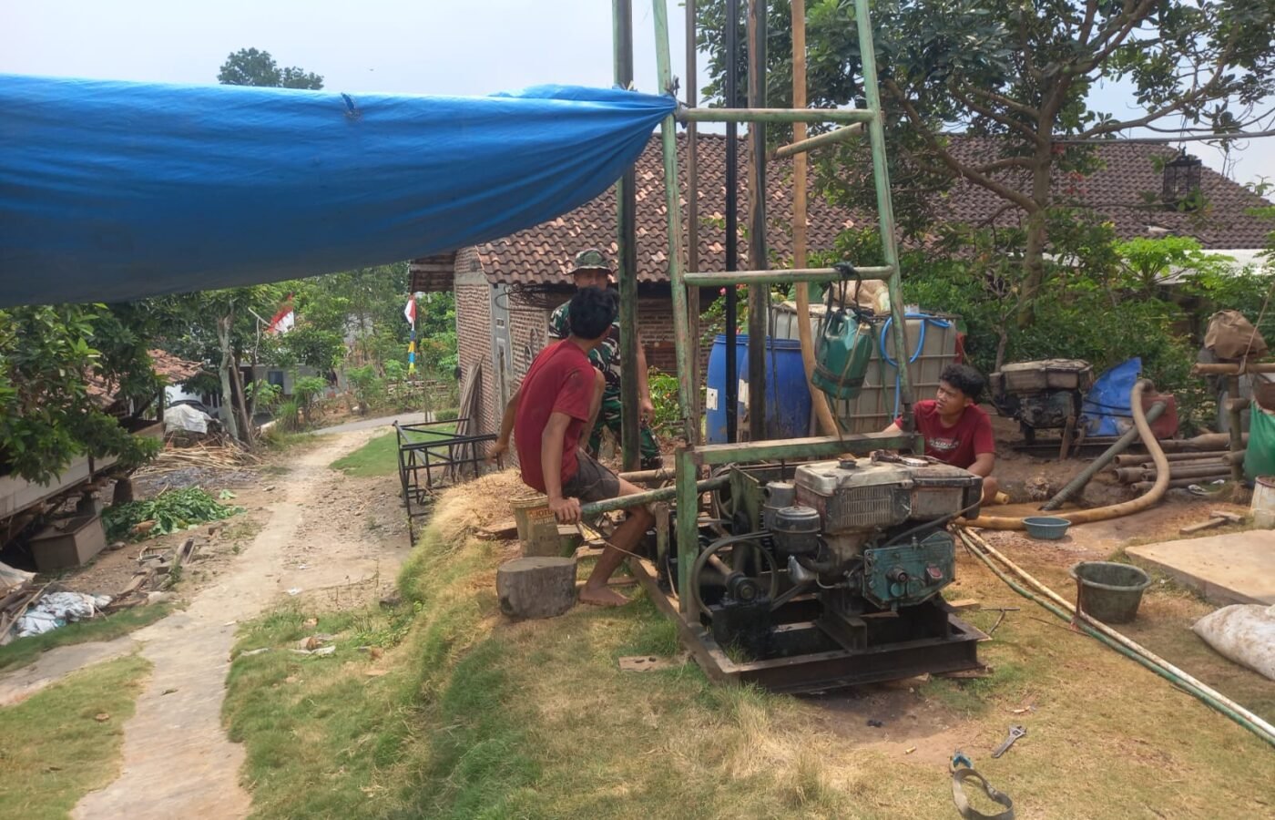 Proyek TMMD Ke-129: Menara Tandon Air untuk Kesejahteraan Masyarakat