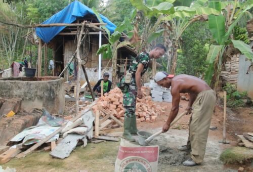 Pembangunan MCK dalam TMMD Ke-129, Upaya Nyata Tingkatkan Kesejahteraan Masyarakat