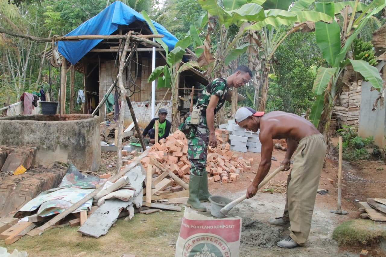 Pembangunan MCK dalam TMMD Ke-129, Upaya Nyata Tingkatkan Kesejahteraan Masyarakat