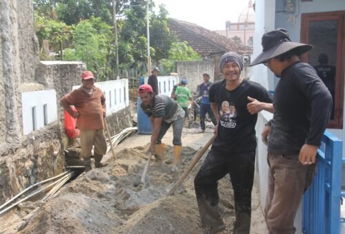 Pembangunan Rabat Beton di Jalan Nangka 2 Dukung Mobilitas dan Ekonomi Warga