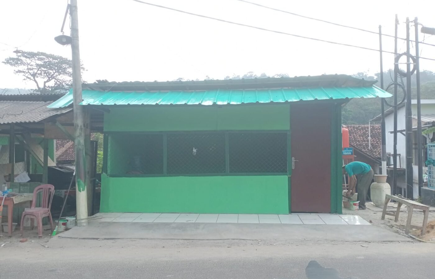 Pembangunan Pos Linmas Sebagai Upaya TMMD Ke-129 Dalam Meningkatkan Keamanan