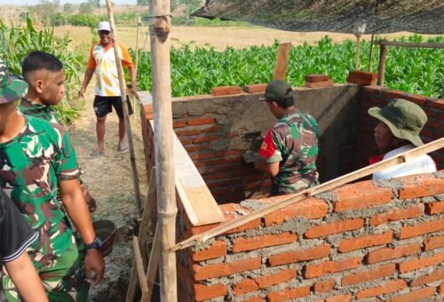 Tandon Air Irigasi TMMD 129: Solusi Baru bagi Petani Jagung di Desa Tlemang
