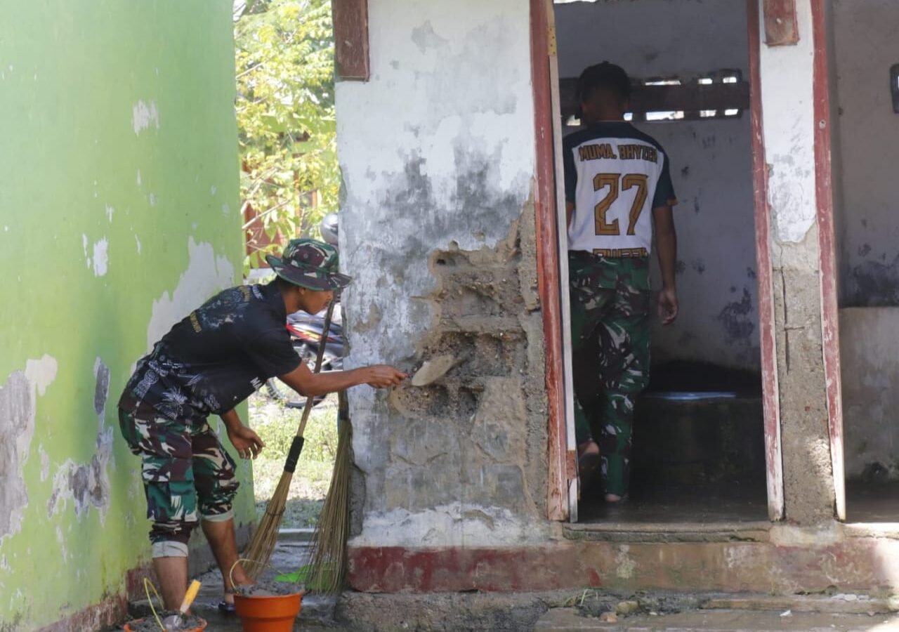 Program Sanitasi TNI AD, Renovasi MCK di Malaka Barat