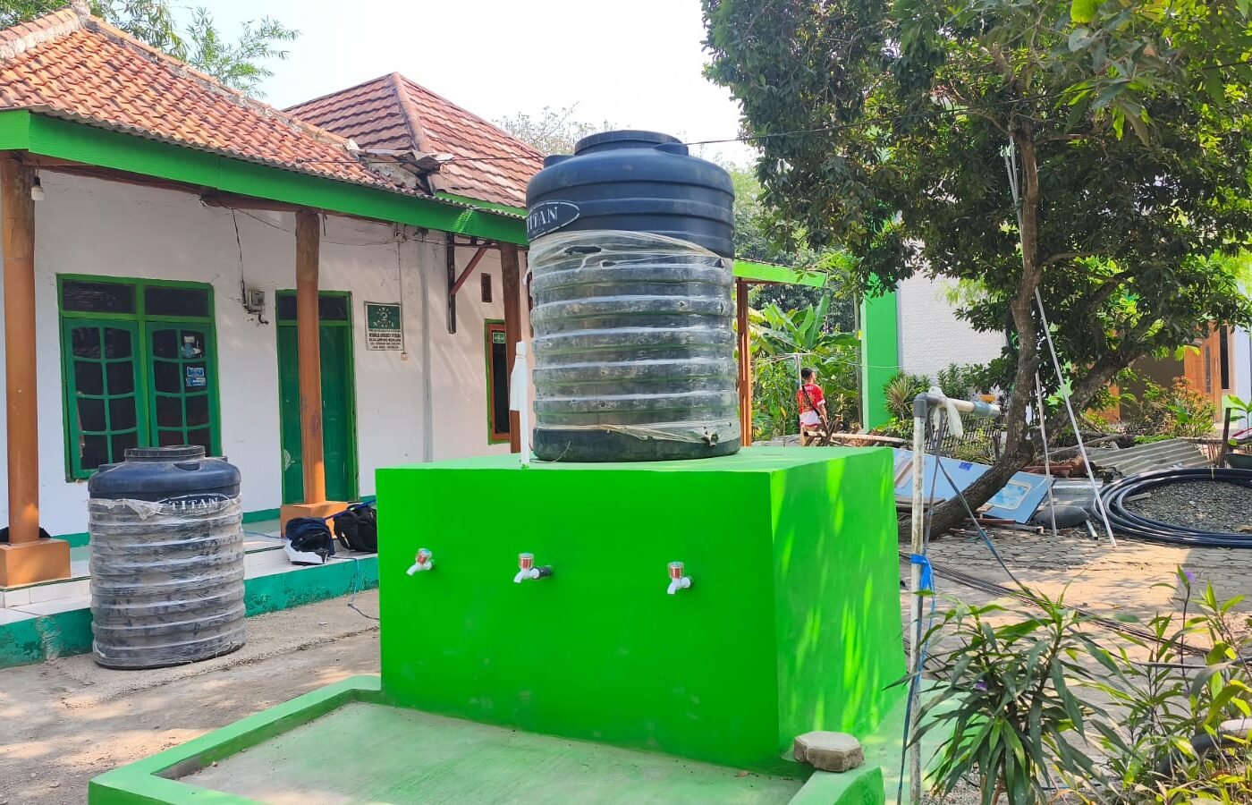 Langkah Perbaikan Akses Air Bersih, Pemasangan Torn Air di Mushola As Syuhada Menjadi Permulaan Proyek TMMD