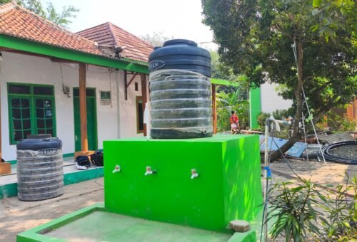 Langkah Perbaikan Akses Air Bersih, Pemasangan Torn Air di Mushola As Syuhada Menjadi Permulaan Proyek TMMD