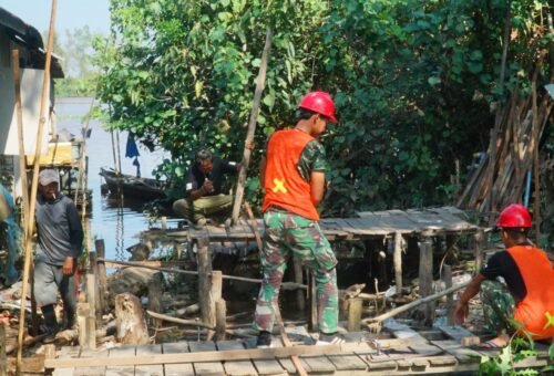 Pembangunan RTLH SAS 4 Semakin Berkembang, Tim TMMD Utamakan Kokohnya Struktur Bangunan