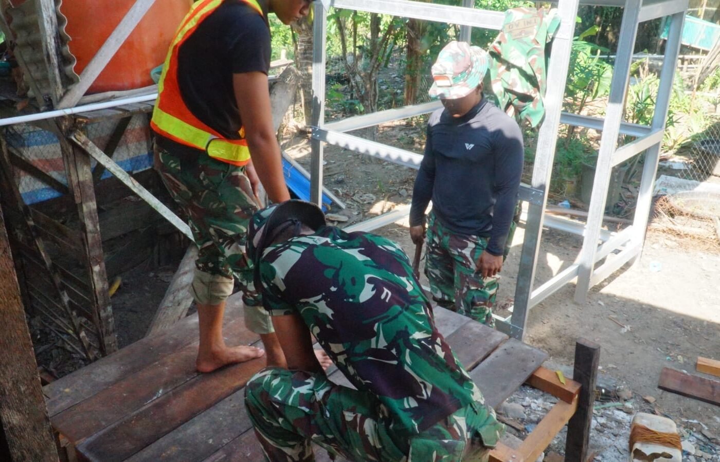 Pembangunan MCK Sasaran Utama TMMD untuk Perbaikan Fasilitas Sanitasi