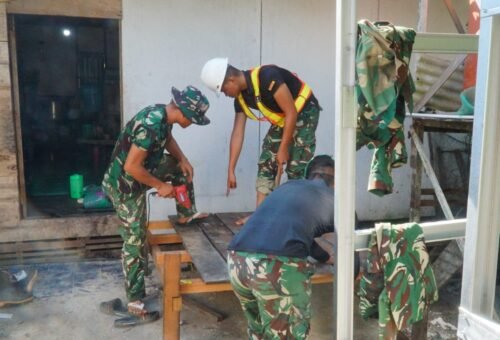 Keterlibatan Warga dalam TMMD Dukung Pembangunan MCK SAS 3