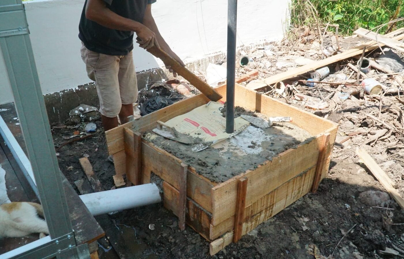 Pembangunan Septik Tank MCK SAS 5 Dukung Sanitasi Bersih bagi Komunitas Bandar Raya