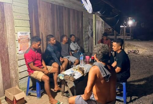 Kehangatan Malam Bersama Satgas TMMD Ke-129 dan Masyarakat Desa Bandar Raya