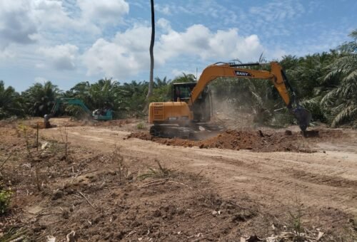 Pembangunan Jalan Baru di Deniang oleh Satgas TMMD 129 Kodim 0413/Bangka Sukses Diselesaikan
