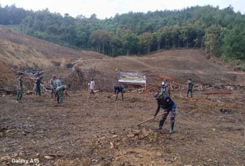 Dukungan Ketahanan Pangan melalui TMMD Ke-129 di Bone