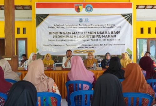 Bekali Pelaku UMKM Desa, Satgas TMMD Ke-129 Dukung Pelatihan Manajemen Usaha bagi Perempuan Tlemang