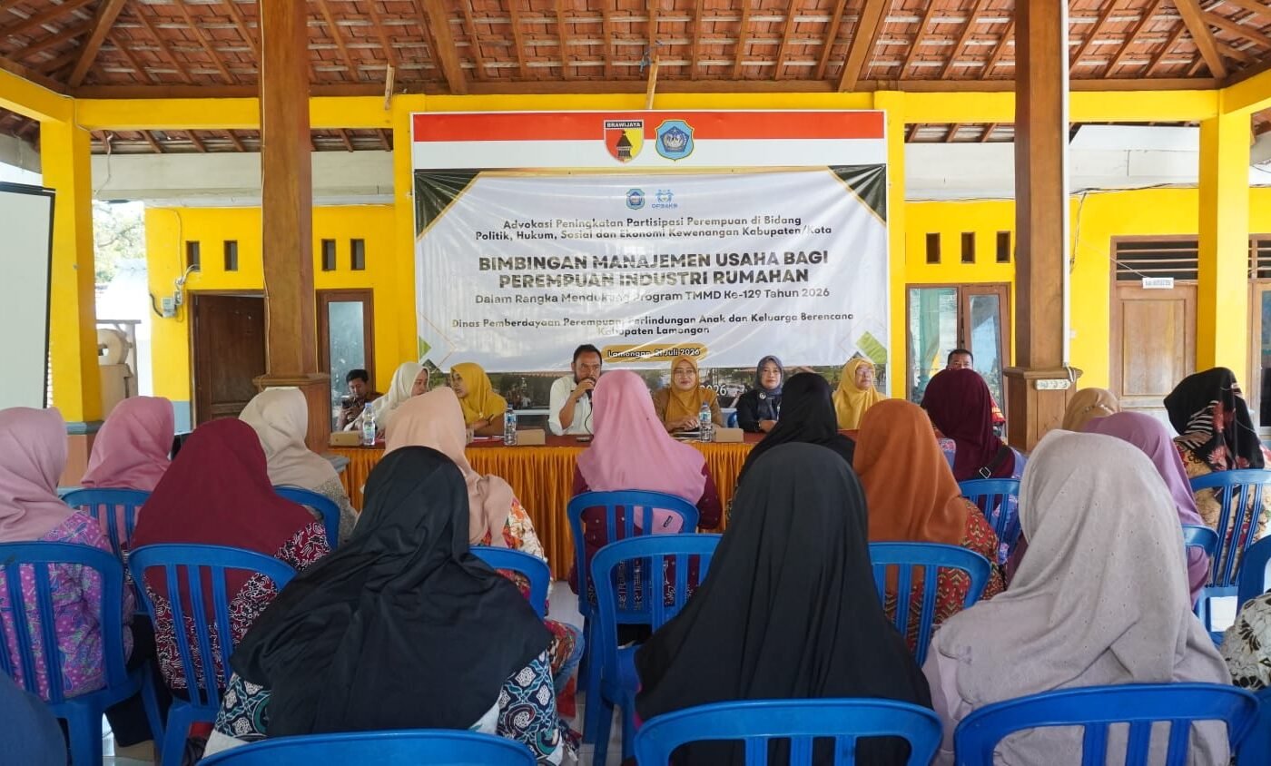 Kolaborasi TMMD, DP3AKB dan Unisla Perkuat Kapasitas Wirausaha Perempuan Desa Tlemang
