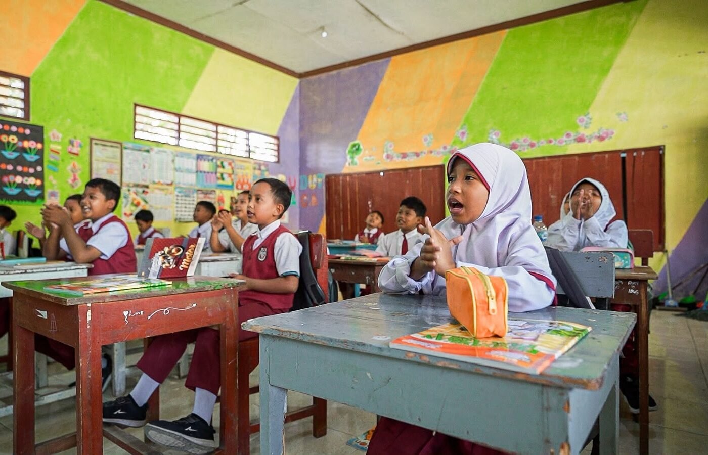Guru Apresiasi Kehadiran Satgas TMMD 129, Motivasi Belajar Siswa SDN 1 Tlemang Meningkat