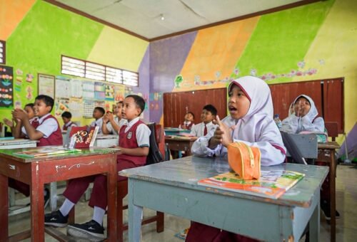 Guru Apresiasi Kehadiran Satgas TMMD 129, Motivasi Belajar Siswa SDN 1 Tlemang Meningkat