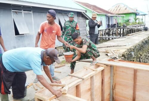 Satgas TMMD Pastikan Kualitas Pembangunan Bak Penampungan Air Demi Manfaat Jangka Panjang
