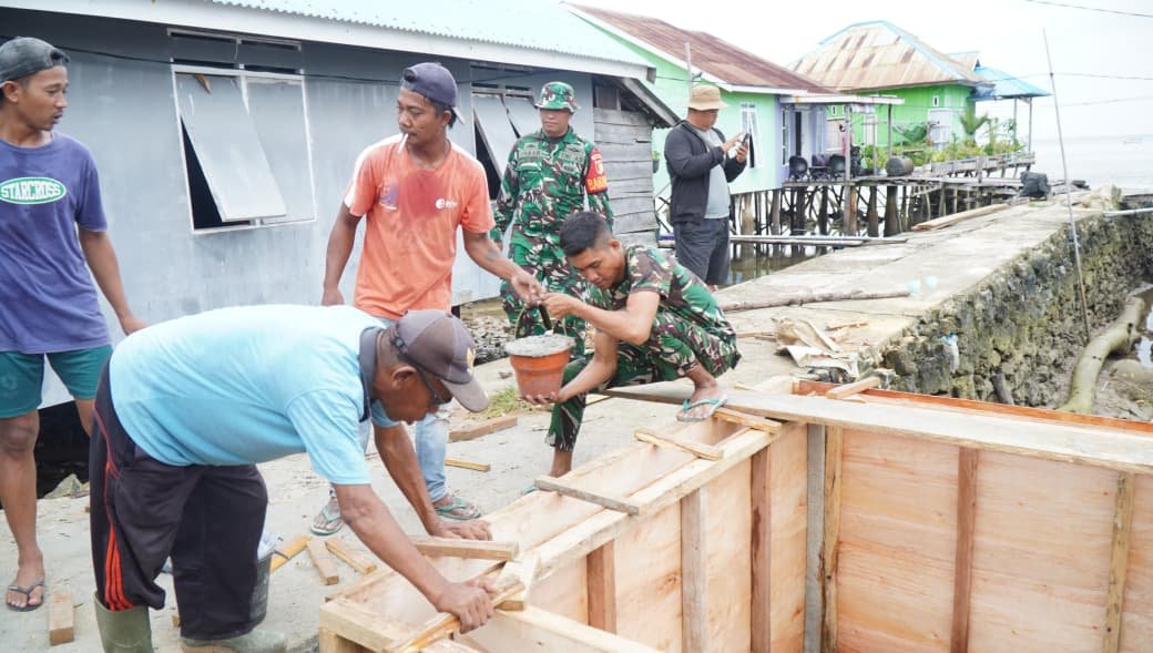 Satgas TMMD Pastikan Kualitas Pembangunan Bak Penampungan Air Demi Manfaat Jangka Panjang