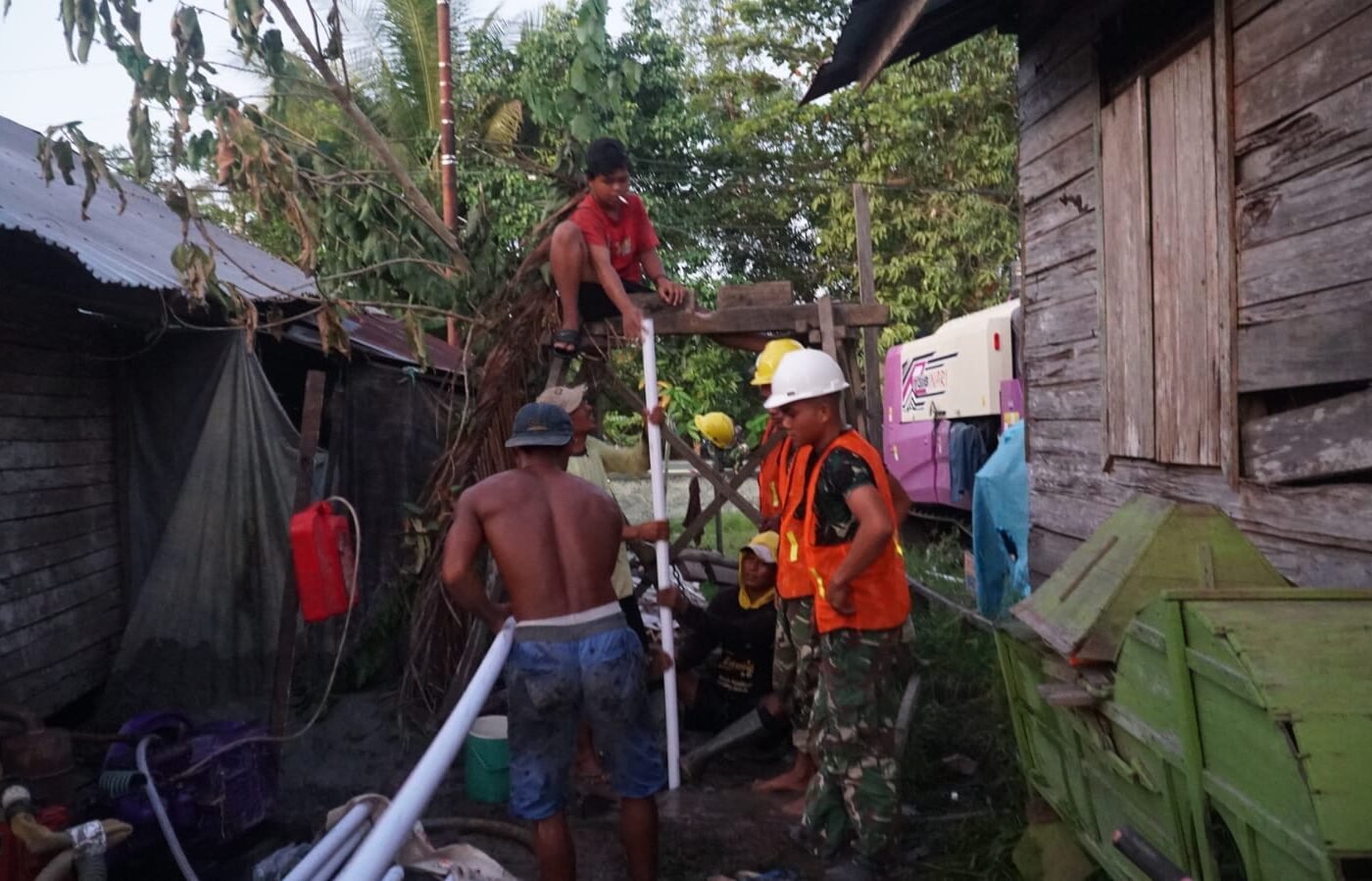 Satgas TMMD Optimalkan Pekerjaan Sumur Bor, Warga Segera Nikmati Fasilitas Air Bersih