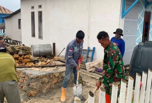 Manunggal Air Bersih TMMD Ke-129 Hadirkan Harapan Baru bagi Warga Desa Umbele Lama
