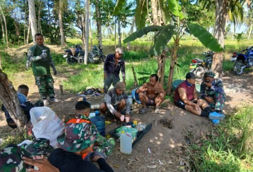 Kehangatan Silaturahmi Warnai Pelaksanaan TMMD Reguler Ke-129 di Desa Bandaraya