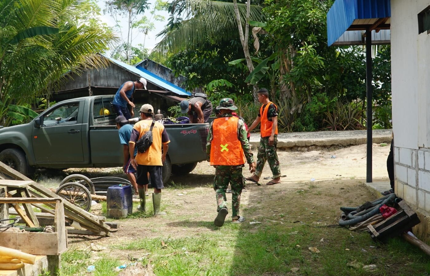 Penggeseran Alat Jadi Langkah Awal Percepatan Pembangunan Sumur Bor TMMD
