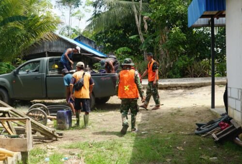 Penggeseran Alat Jadi Langkah Awal Percepatan Pembangunan Sumur Bor TMMD