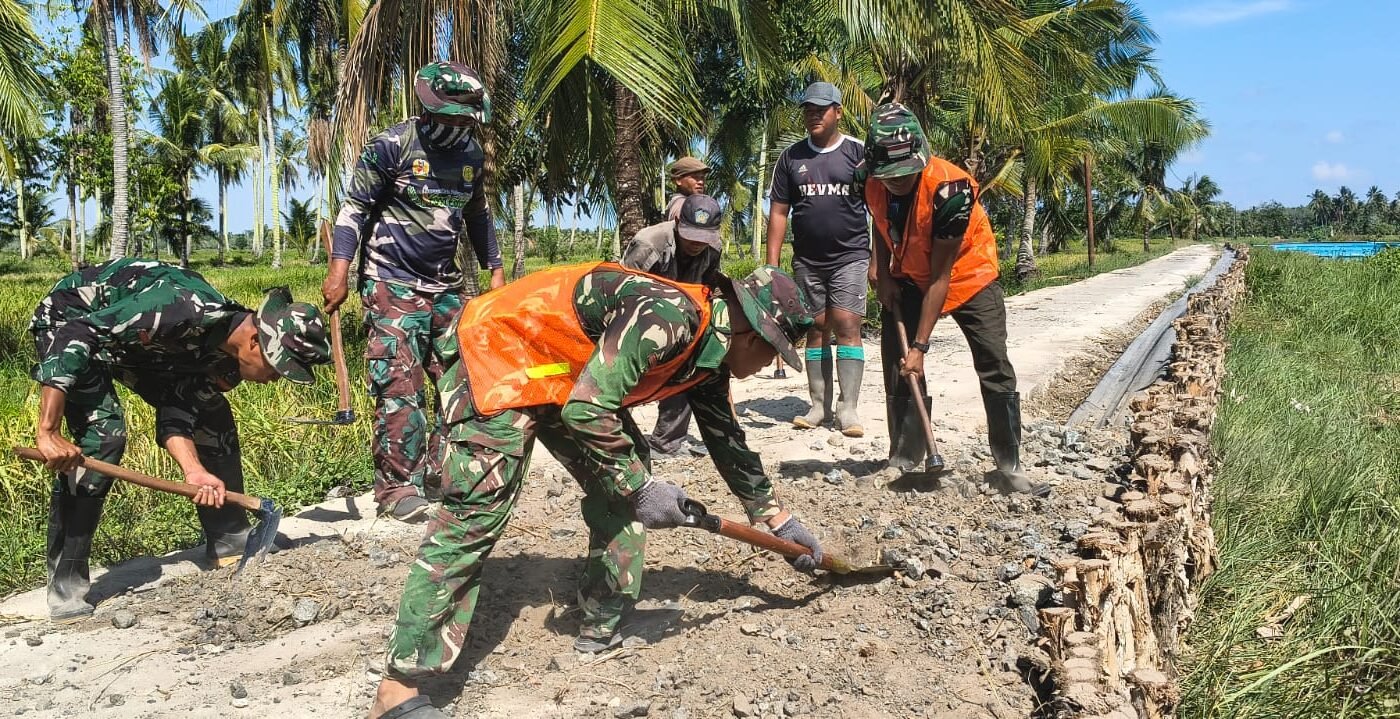 Jalan 1,2 Kilometer TMMD Disiapkan Dukung Aktivitas Ekonomi Masyarakat