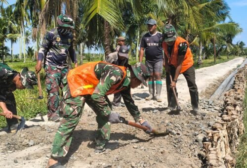 Jalan 1,2 Kilometer TMMD Disiapkan Dukung Aktivitas Ekonomi Masyarakat