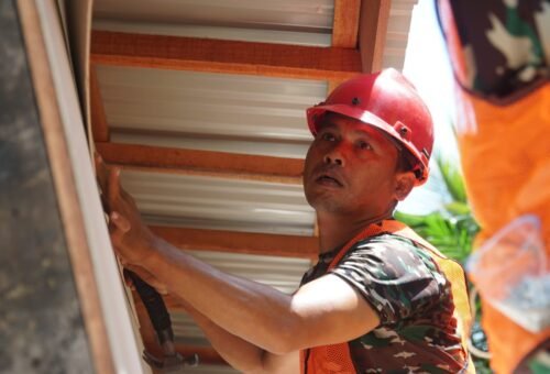 Satgas TMMD Ke-129 Percepat Penyelesaian RTLH, Rumah Bapak Walianto Kian Layak Huni
