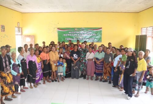 Tingkatkan Nasionalisme Warga, Satgas TMMD 129 Kodim Belu Gelar Penyuluhan Wawasan Kebangsaan