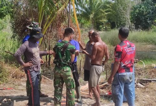 Satgas TMMD ke-129 Kodim 0413/Bangka Kebut Pengeboran Sumur Bor Demi Penuhi Kebutuhan Air Bersih Warga
