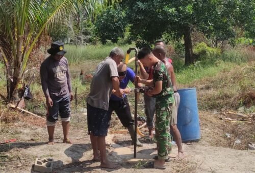 Kodim 0413/Bangka Hadirkan Infrastruktur Air Bersih Lewat Program TMMD ke-129