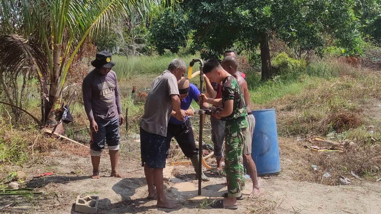 Kodim 0413/Bangka Hadirkan Infrastruktur Air Bersih Lewat Program TMMD ke-129