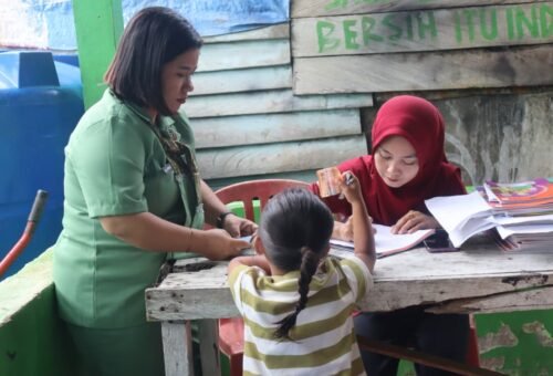 Cegah Stunting dan Tingkatkan Kesehatan Warga, TMMD ke-129 Kodim 0911/Nunukan Gelar Penyuluhan Kesehatan