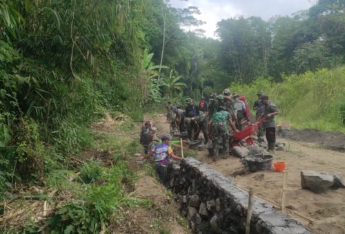 Hari Ke-7 TMMD Ke-129, Progres DPT di Desa Sekardadi Capai 70 Persen