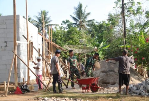 Distribusi Material RLH TMMD ke-129 Terus Dipercepat, Dukung Penyelesaian Hunian Layak bagi Masyarakat