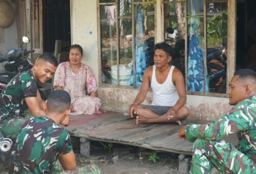 Silaturahmi Jadi Sarana Satgas TMMD Reguler Ke-129 Bangun Kepercayaan Masyarakat