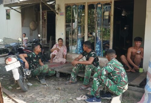 Kebersamaan Satgas TMMD dan Warga Jadi Modal Utama Sukseskan Pembangunan Desa