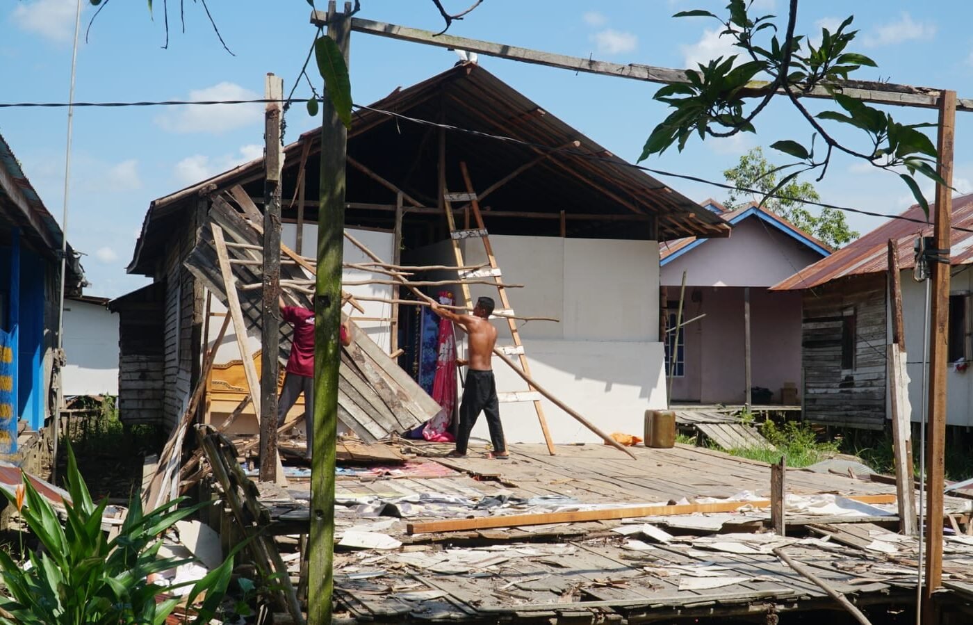 Keterlibatan Masyarakat Percepat Proyek TMMD di Desa Bandaraya